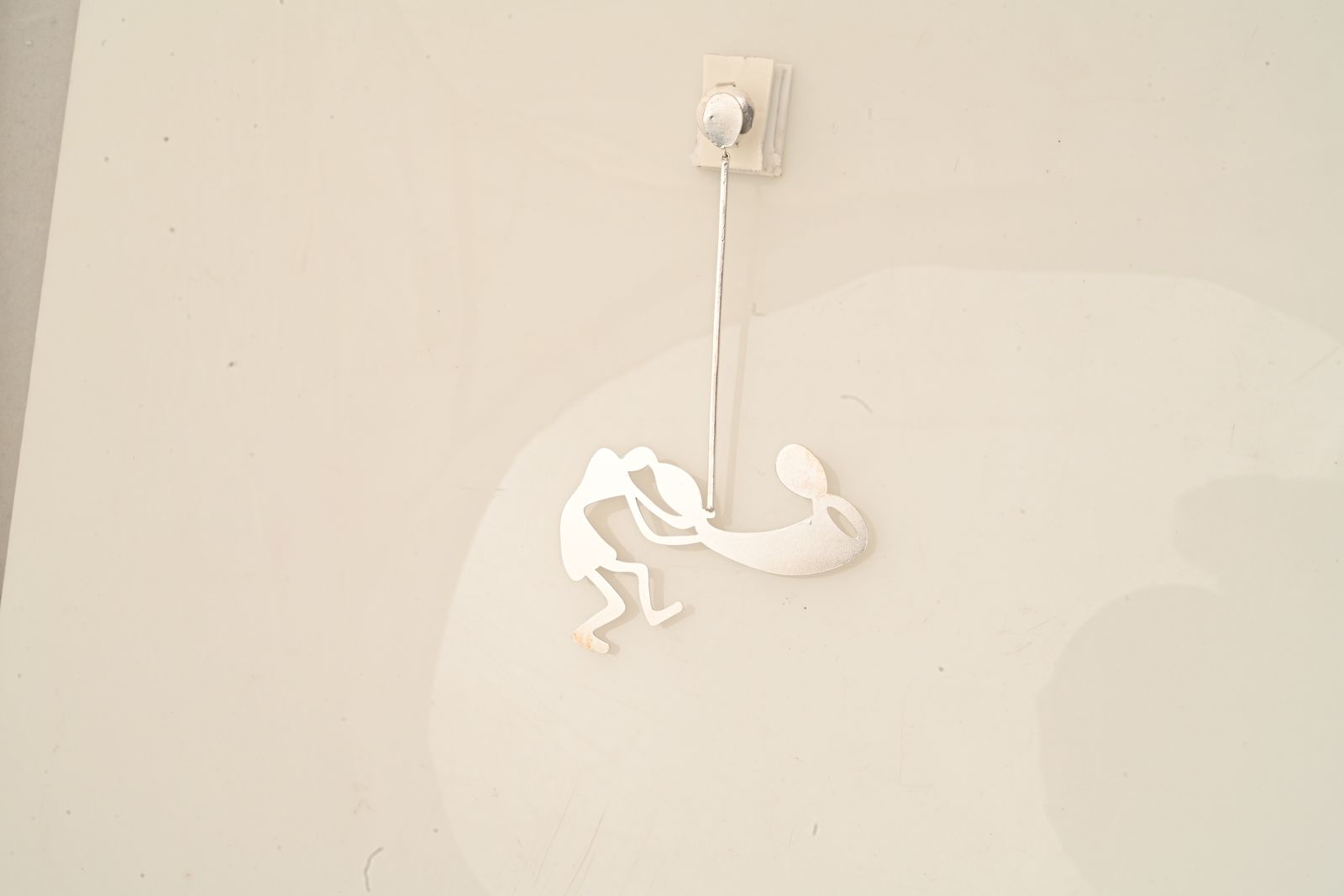 Bronze earrings derived from excavated ornamental forms — image 4