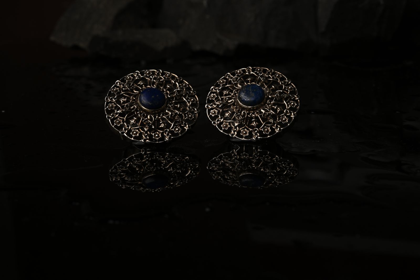 Delicate silver earrings from folk metalwork traditions — image 2