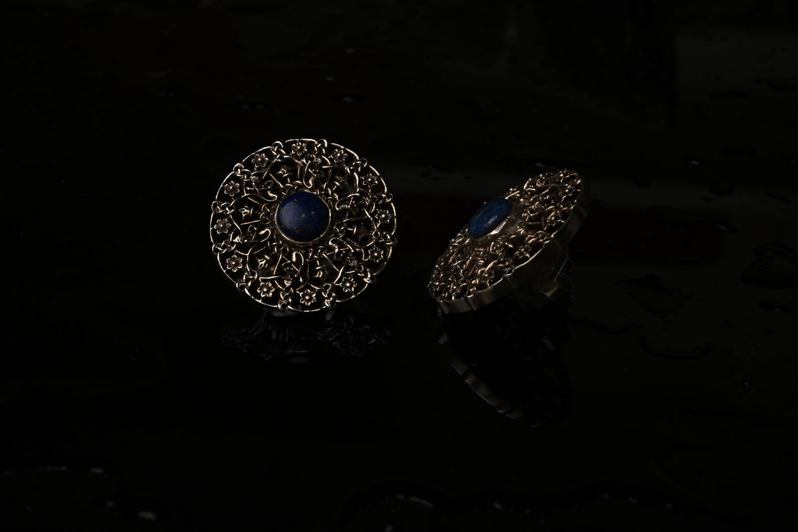 Delicate silver earrings from folk metalwork traditions — image 3