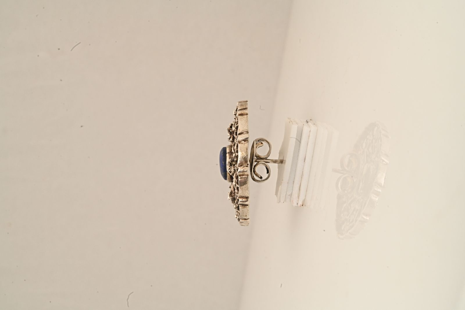 Delicate silver earrings from folk metalwork traditions — image 6